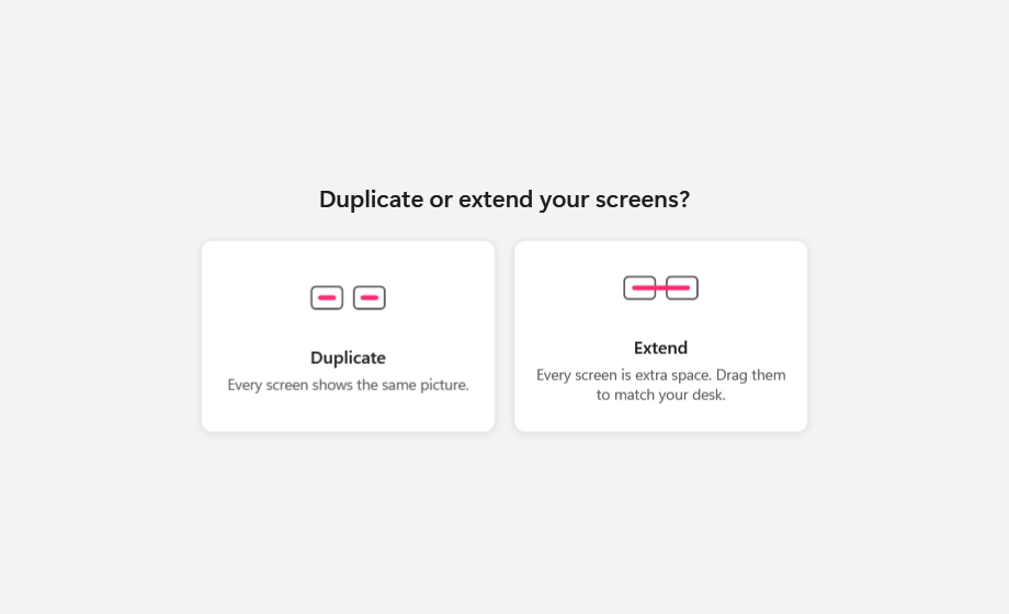 ScreenSwytch multi-monitor screen: duplicate or extend across three or more screens